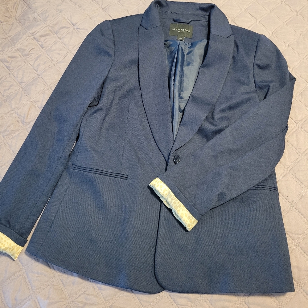 Kenneth Cole Blue Blazer - Picture 2 of 7